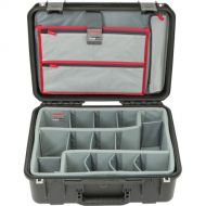 SKB iSeries 1813-7 Case with Think Tank Photo Dividers &?Lid Organizer (Black)