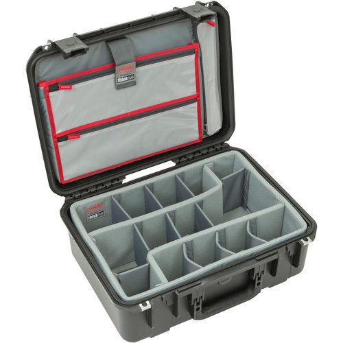  SKB iSeries 1813-7 Case with Think Tank Photo Dividers &?Lid Organizer (Black)