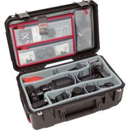 SKB iSeries 2011-7 Case with Think Tank Photo Dividers &?Lid Organizer (Black)