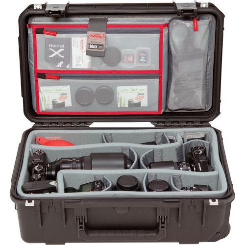  SKB iSeries 2011-7 Case with Think Tank Photo Dividers &?Lid Organizer (Black)