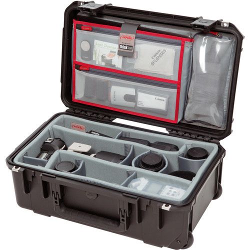  SKB iSeries 2011-7 Case with Think Tank Photo Dividers &?Lid Organizer (Black)