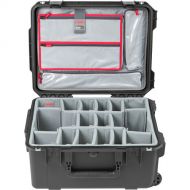 SKB iSeries 2015-10 Case with Think Tank Photo Dividers &?Lid Organizer (Black)