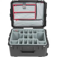 SKB iSeries 2217-10 Case with Think Tank Photo Dividers &?Lid Organizer (Black)