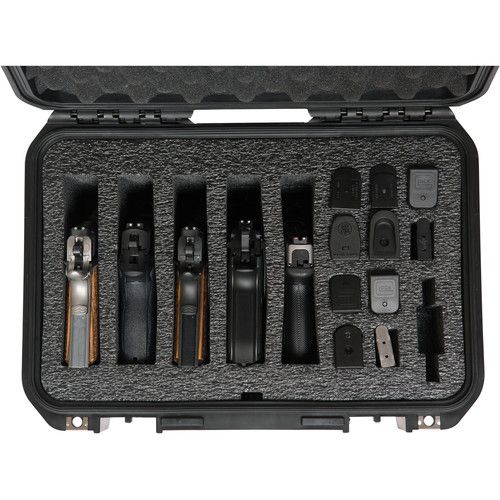  SKB iSeries 1610-10 Five Handgun Case (Black)