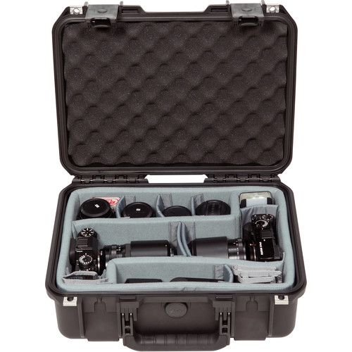  SKB iSeries 1510-6 Case with Think Tank Photo Dividers &?Lid Foam (Black)