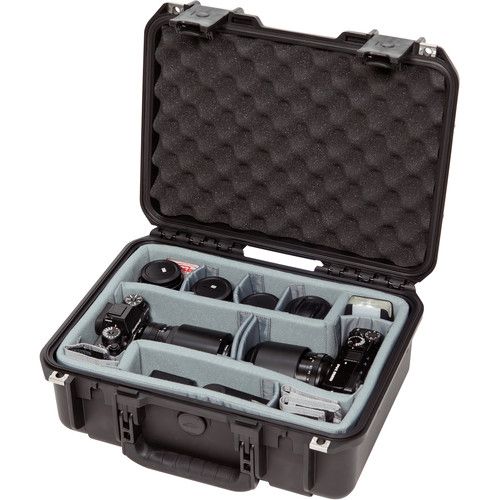  SKB iSeries 1510-6 Case with Think Tank Photo Dividers &?Lid Foam (Black)