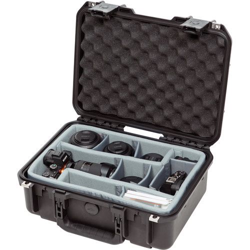  SKB iSeries 1510-6 Case with Think Tank Photo Dividers &?Lid Foam (Black)