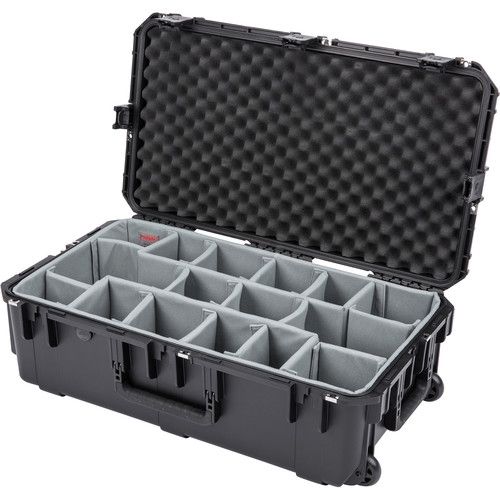  SKB iSeries 3016-10 Case with Think Tank Photo Dividers &?Lid Foam (Black)