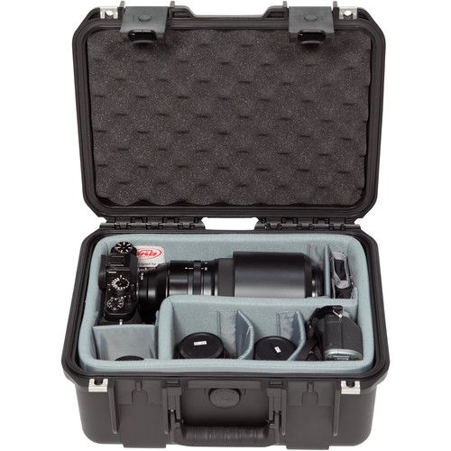  SKB iSeries 1309-6 Case with Think Tank Photo Dividers &?Lid Foam (Black)