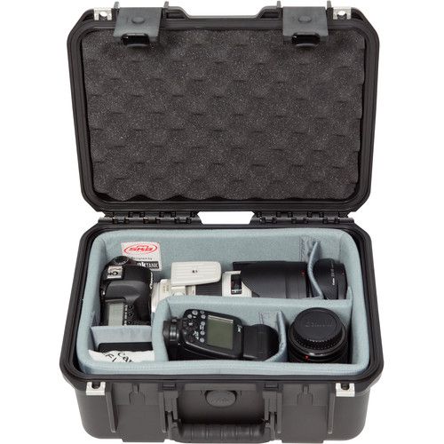  SKB iSeries 1309-6 Case with Think Tank Photo Dividers &?Lid Foam (Black)
