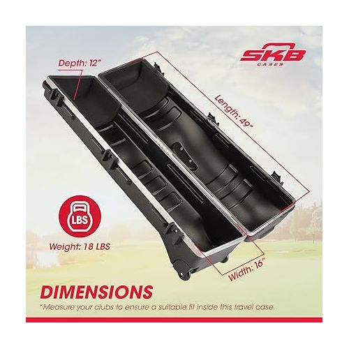  SKB Cases Hard Shell Plastic Storage Golf Travel