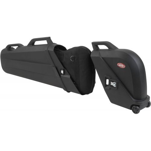  [아마존베스트]SKB ATA Rated, Electric Bass Safe with Wheels (Hard Clamshell Design for Use with GigBag)