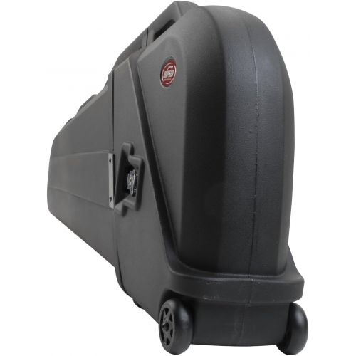  [아마존베스트]SKB ATA Rated, Electric Bass Safe with Wheels (Hard Clamshell Design for Use with GigBag)