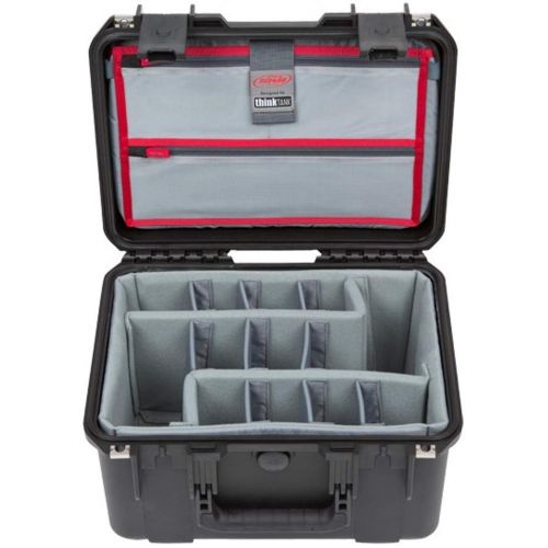  SKB Cases 3i-1510-9DL iSeries 1510-9 Case with Think Tank Designed Photo Dividers & Lid Organizer, WatertightDustproof Injection Molded Outer Shell, Polyester-lined iPadLaptop To