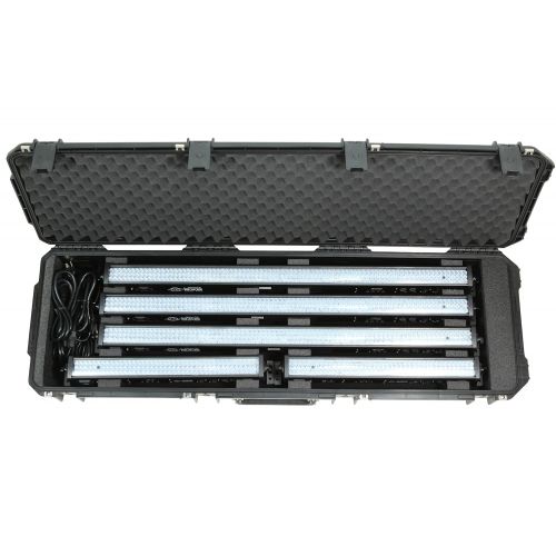  SKB 3I-5014-LBAR iSeries LED Light Bar Case 50 x 14 x 6 Inches with Custom Foam with Wheels