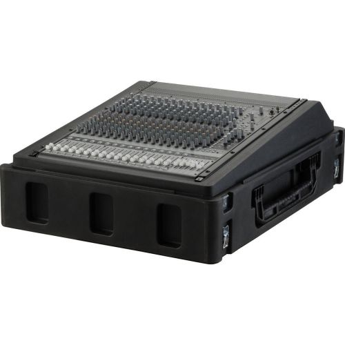  SKB 1SKB19-R1400 Roto-Molded 14U Slanted Mixer Case+1SKB-RE-TF1 Rack Ears