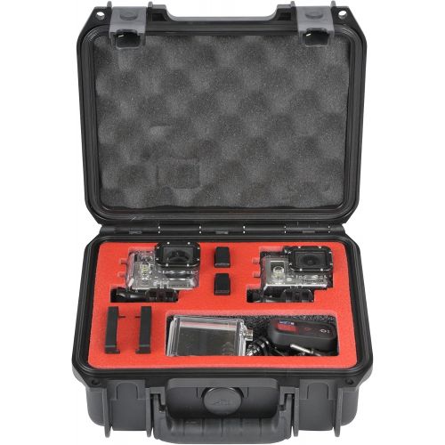  SKB Cases 3I-0907-4GP2 iSeries Double GoPro Camera Case (Black)