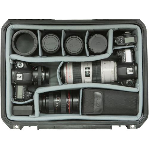  SKB Cases 3i-1813-7DL iSeries Professional Camera Case, Black/Gray