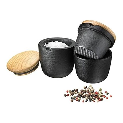  SKEPPSHULT Cast Iron Herb Grinder - Black/Brown - Small