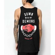 SKETCHY TANK Sketchy Tank Redrum Down With My Demons Black Tank Top