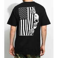 SKETCHY TANK Sketchy Tank Flag Black T-Shirt