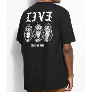 SKETCHY TANK Sketchy Tank LIV3 Black T-Shirt