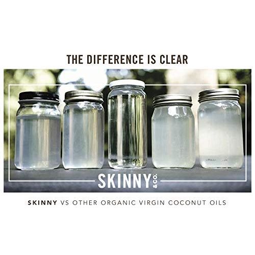  SKINNY and CO. Pure Baby - 100% Organic Coconut Baby Oil for Sensitive Skin Care - Unrefined & Chemical Free - All Natural Cradle Cap Treatment | Eczema, Psoriasis Relief, and Diap
