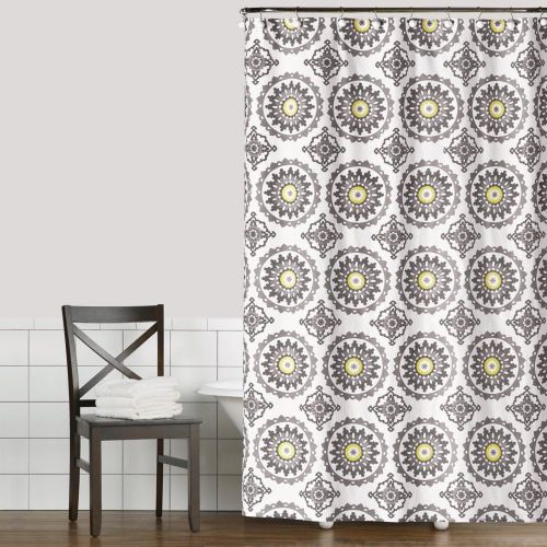  SKL Home by Saturday Knight Ltd. Suzette Shower Curtain, Yellow