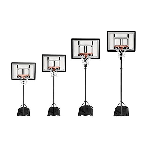 스킬즈 SKLZ Pro Mini Hoop Basketball System with Adjustable-Height Pole and 7-Inch Ball, HP08-000