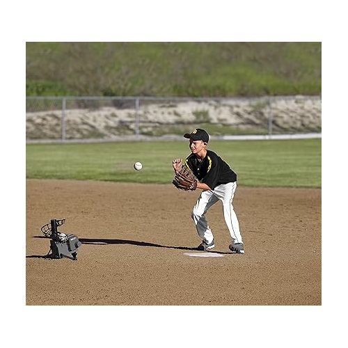 스킬즈 SKLZ Catapult Soft Toss Baseball Pitching Machine for Batting and Fielding