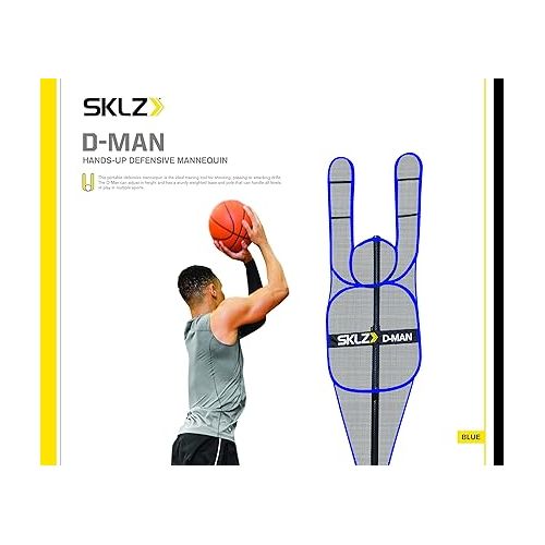 스킬즈 SKLZ D-Man Pro - Elite Basketball Defensive Mannequin for Offense and Defense Drills