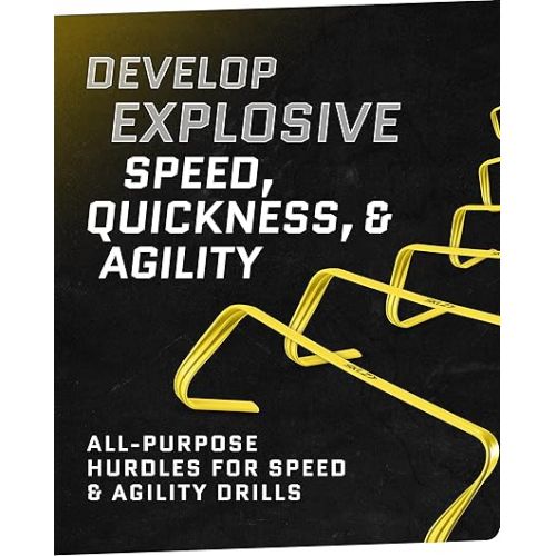 스킬즈 SKLZ Agility Training Set: 6X Hurdles and Speed Gates, Boost Speed, Agility, and Coordination!