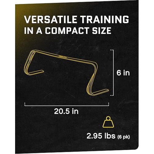 스킬즈 SKLZ Agility Training Set: 6X Hurdles and Speed Gates, Boost Speed, Agility, and Coordination!