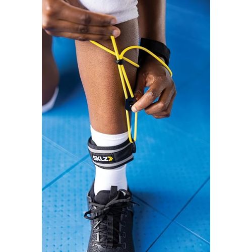 스킬즈 SKLZ Bump-N-Pass Volleyball Trainer with Resistance Bands for Improved Passing Technique, Black