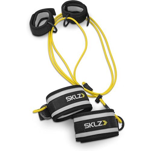 스킬즈 SKLZ Bump-N-Pass Volleyball Trainer with Resistance Bands for Improved Passing Technique, Black