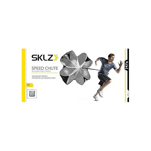 스킬즈 SKLZ Speed Chute Resistance Parachute for Speed and Acceleration Training Grey / Black, 54-Inch