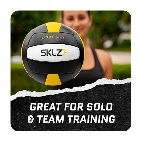 스킬즈 SKLZ Setting Trainer for Indoor/Outdoor Volleyball Setting Training Weighted Ball