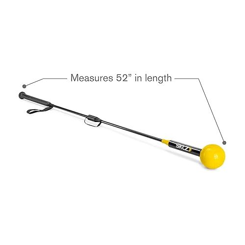 스킬즈 SKLZ Hitting Stick Batting Swing Trainer Select for Softball with Impact Absorbing Handle, 52