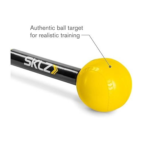 스킬즈 SKLZ Hitting Stick Batting Swing Trainer Select for Softball with Impact Absorbing Handle, 52