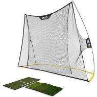 SKLZ Premium Home Golf Driving Range Kit with Net, Practice Mat & Stance Mat