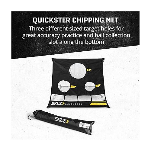 스킬즈 SKLZ Accelerator Pro + Quickster Chipping Net, All-In-One Golf Training Set