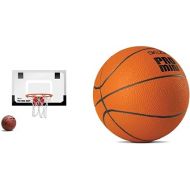 SKLZ Pro Mini Basketball Hoop with Ball, Standard (18 x 12 inches) & Pro Mini Hoop 5-inch Foam Basketball, Orange