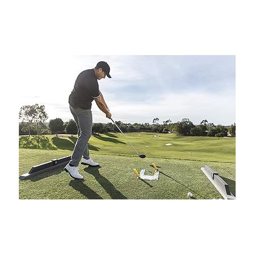 스킬즈 SKLZ Golf Swing Guide Trainer for Improved Consistency and Accuracy, Black