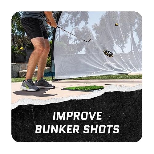 스킬즈 SKLZ Bunker Caddie Golf Training Aid: Perfect Your Bunker Shots with Precision & Style, 3 Discs Included