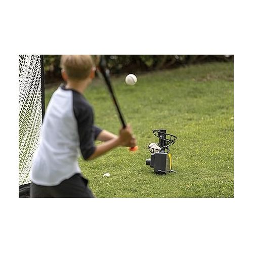 스킬즈 SKLZ Catapult Soft Toss Pitching Machine and Quickster Vault Net Bundle - Improve Your Batting and Fielding Skills with This Comprehensive Training Kit