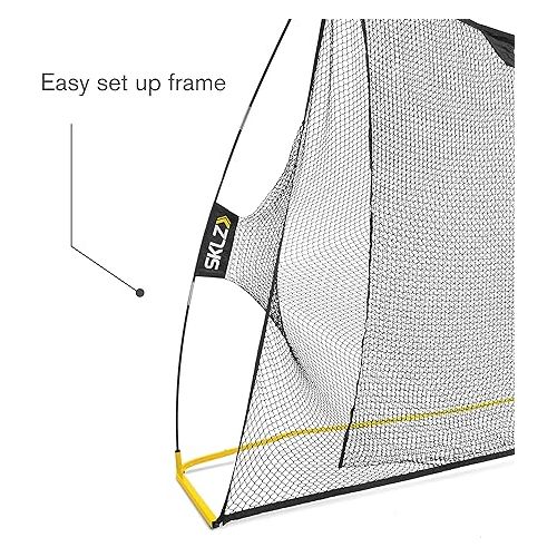 스킬즈 SKLZ Home Range Golf Net for Backyard Practice with Dual Net for Smooth Ball Return and Carry Bag