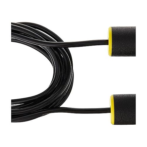 스킬즈 SKLZ Adjustable Jump Rope with Padded Grips , Black/Yellow