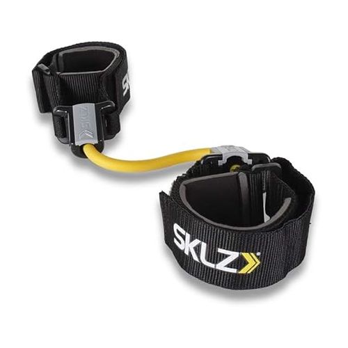 스킬즈 SKLZ Chrome Lateral Resistor Pro Adjustable Strength Trainer with Cuffs and 3 Resistance Band