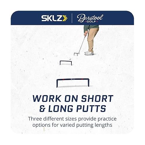 스킬즈 SKLZ Barstool Putt Path Gates for Improved Putting Accuracy and Consistency