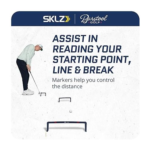 스킬즈 SKLZ Barstool Putt Path Gates for Improved Putting Accuracy and Consistency